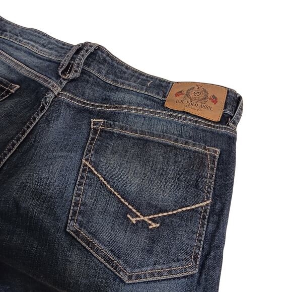 US Polo Assn Jeans Men's 36x43 Blue Acid Straight Preppy Coastal Denim Western - Picture 8 of 16